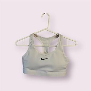 Nike White Sports Bra